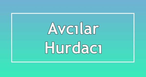avcılar hurdacısı