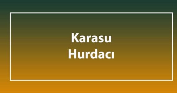 karasu hurdacı